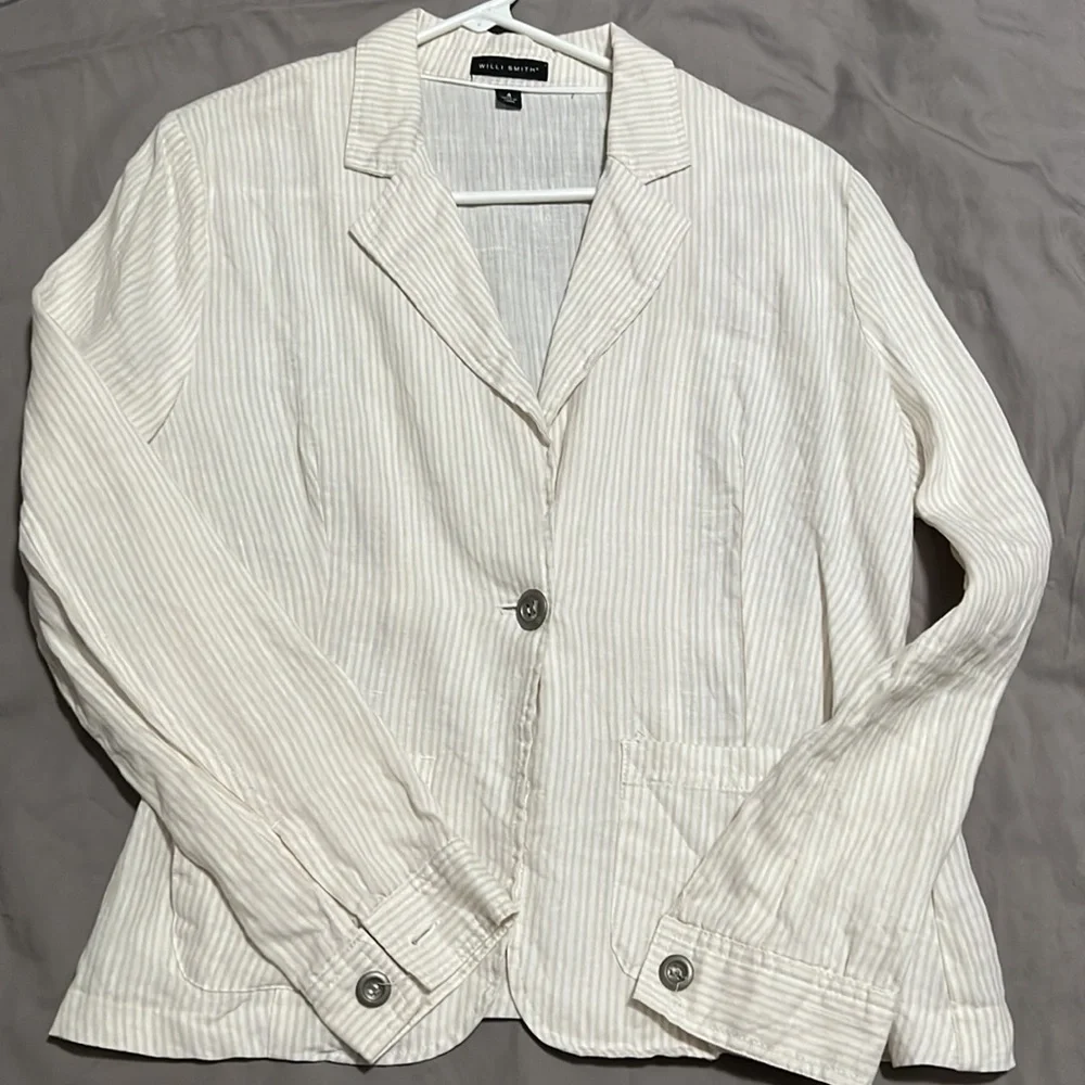 Stripes linen jacket - Picture 2 of 5